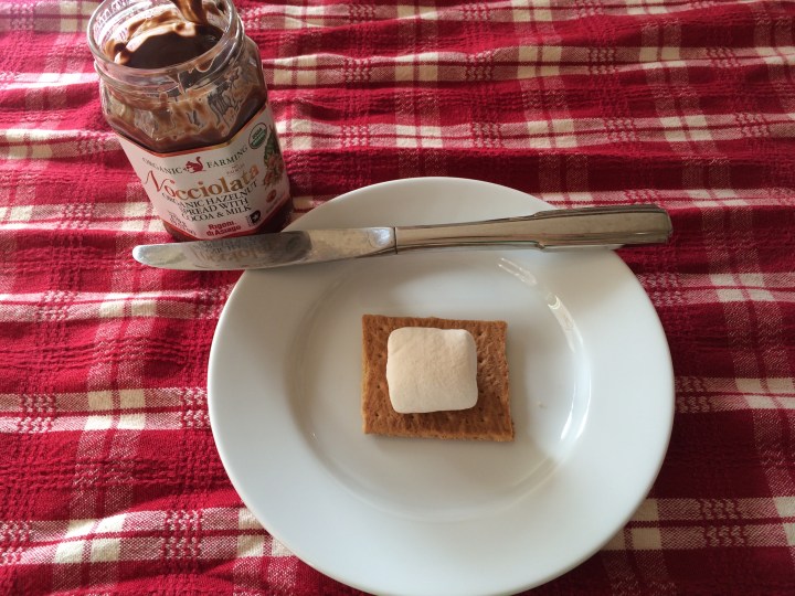 homemade-chocolate-hazelnut-s'mores